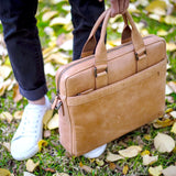 Jack Bee Flinders Leather Laptop Bag
