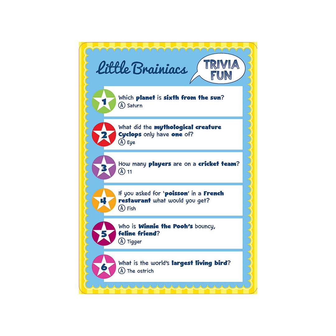 Professor Murphy's Quiz Cards: Trivia Fun