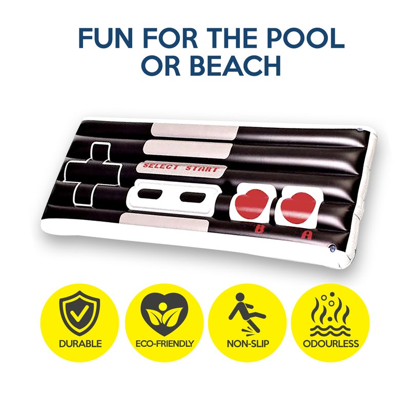 Inflatable Retro Game Control Air Bed - 140x60cm