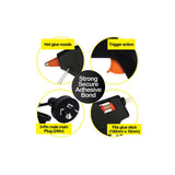 Handy Hardware Glue Gun 40w with 2 Glue Sticks + Bonus 10 Glue Sticks