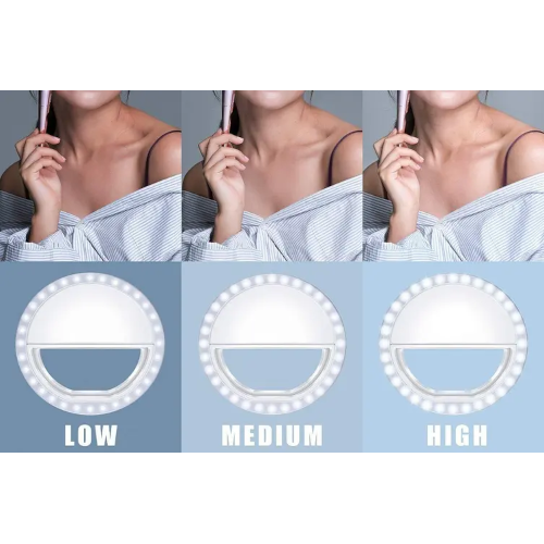 Clip-On Selfie Ring Light