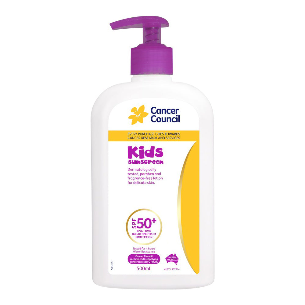 Cancer Council Kids Sunscreen SPF50+ 500mL