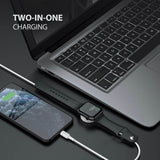 Pisen 2-in-1 Apple Watch Charger and iPhone Lightning Cable