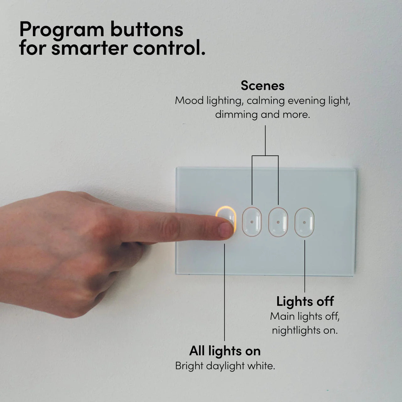 LIFX Smart Switch White 4 Button (4-Gang)