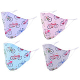 MaskiT Reusable 3 Layer Masks - Bicycles