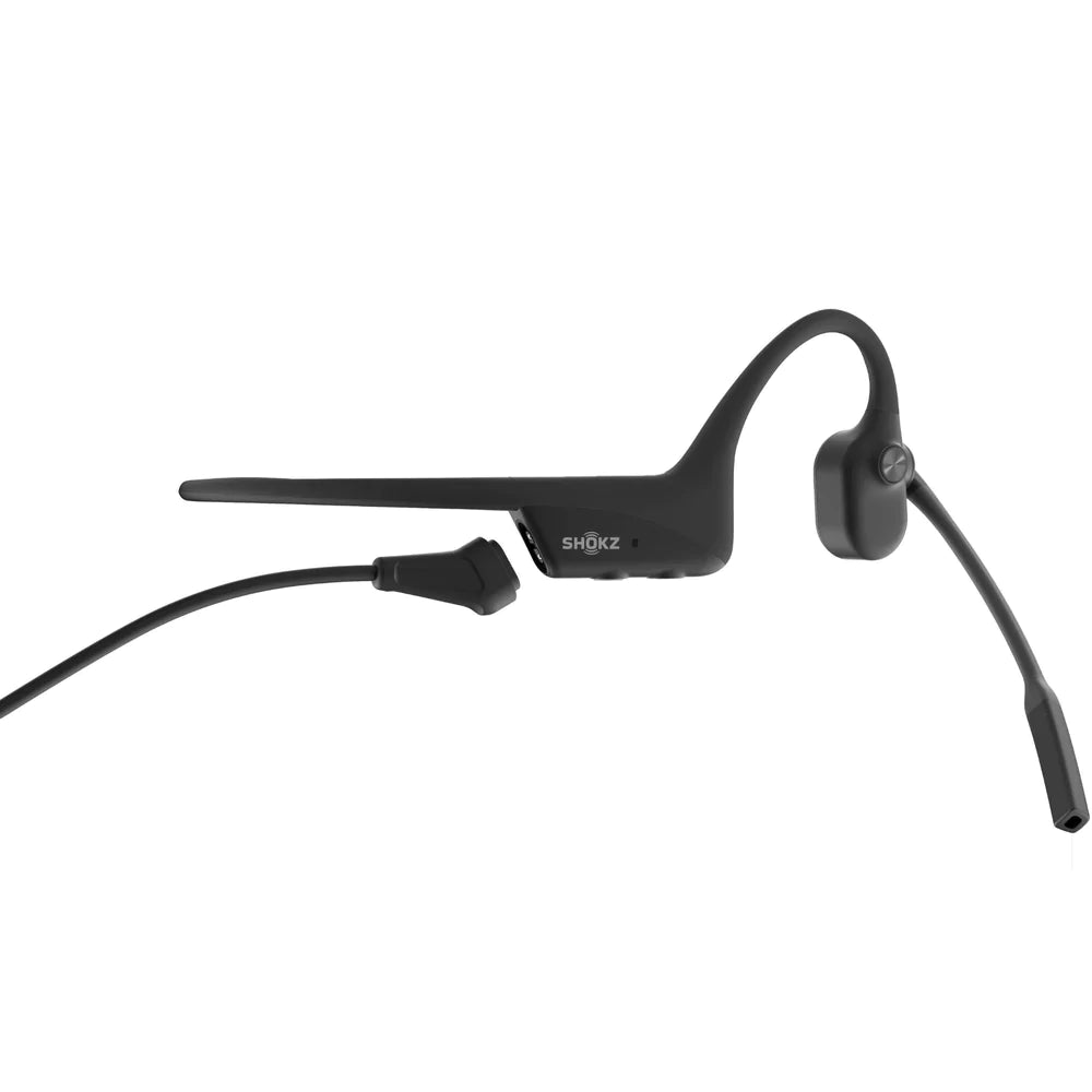 Shokz OpenComm Wireless Bone Conduction Stereo Bluetooth Headset - Black