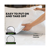 PVC Pillow Protector 52.5x75cm - 2 Pack