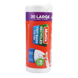 Multix Recycled Tidy Bags Top Ties 34L Large 20's