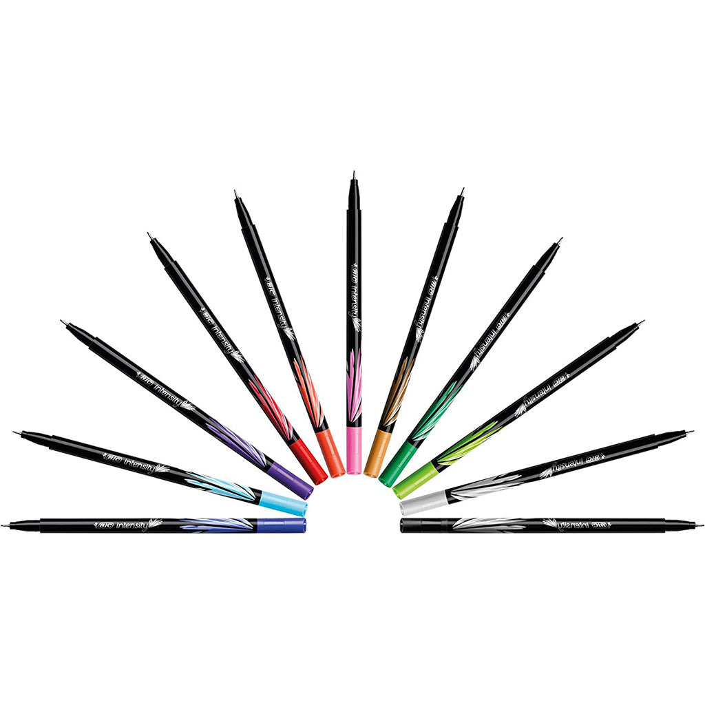 2 Pack x Bic Intensity Fineliners Assorted 12pc