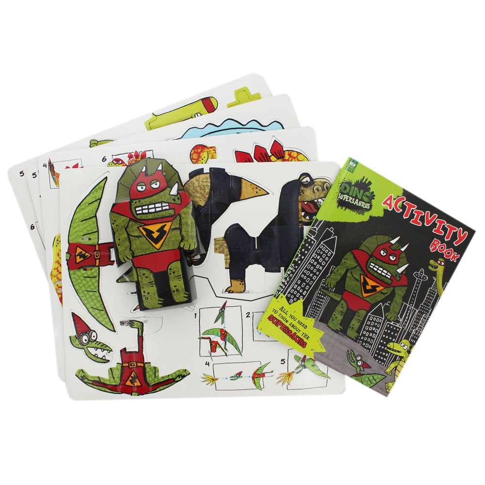 Dino Supersaurus: Build and Play - Activity Book and 3D Dinos