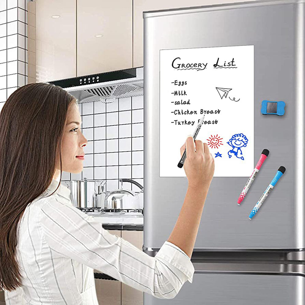 Adhesive Wipe Clean Whiteboard