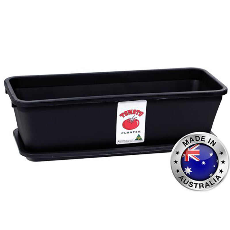 Tomato Planter with Self Draining Plastic - Rectangular - 45x18x14cm
