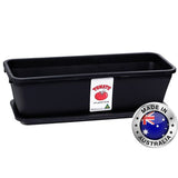 Tomato Planter with Self Draining Plastic - Rectangular - 45x18x14cm