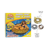 Animal Print Swim Ring - 90cm