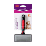 Paws & Claws Metal Grooming Pet Brush - 14cm