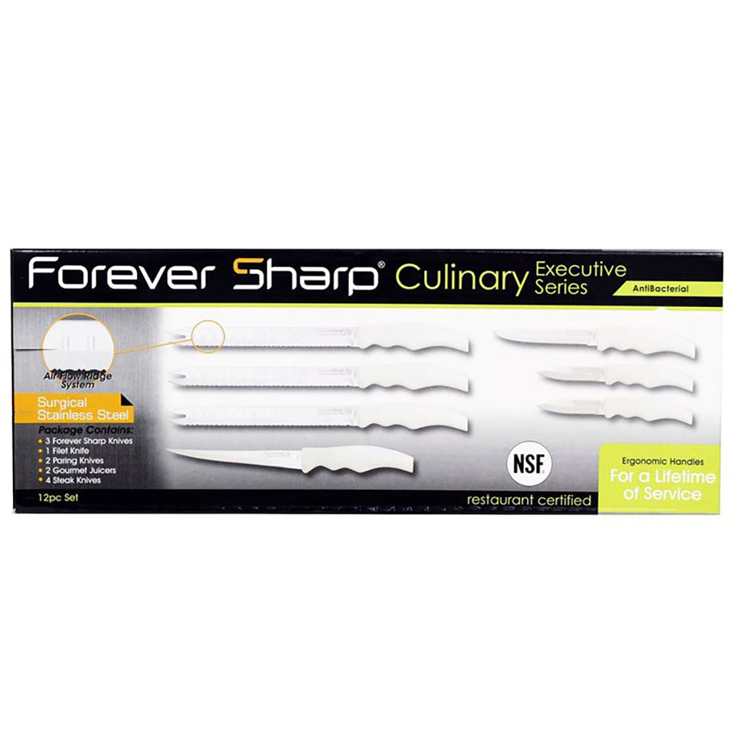Forever Sharp Culinary Knife Set - 12 Piece