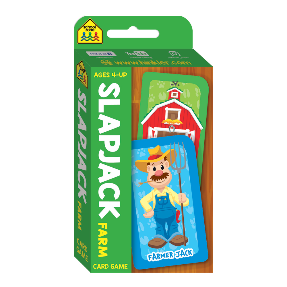 School Zone Slapjack Flash Card Game