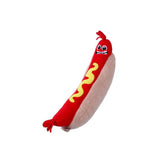 Paws & Claws Fast Food Mega Hot Dog Squeaky Plush