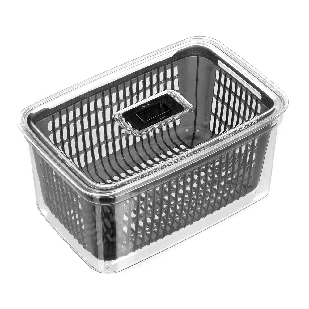 Boxsweden Crystal Plastic Vegetable Storer Fridge Container 7L