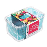 Boxsweden Crystal Plastic Vegetable Storer Fridge Container 7L