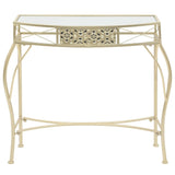 Side Table French Style Metal 82x39x76 Cm Gold