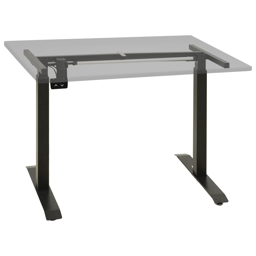 Electric Motorised Standing Desk Frame Height Adjustable Black