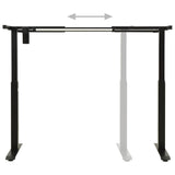 Electric Motorised Standing Desk Frame Height Adjustable Black