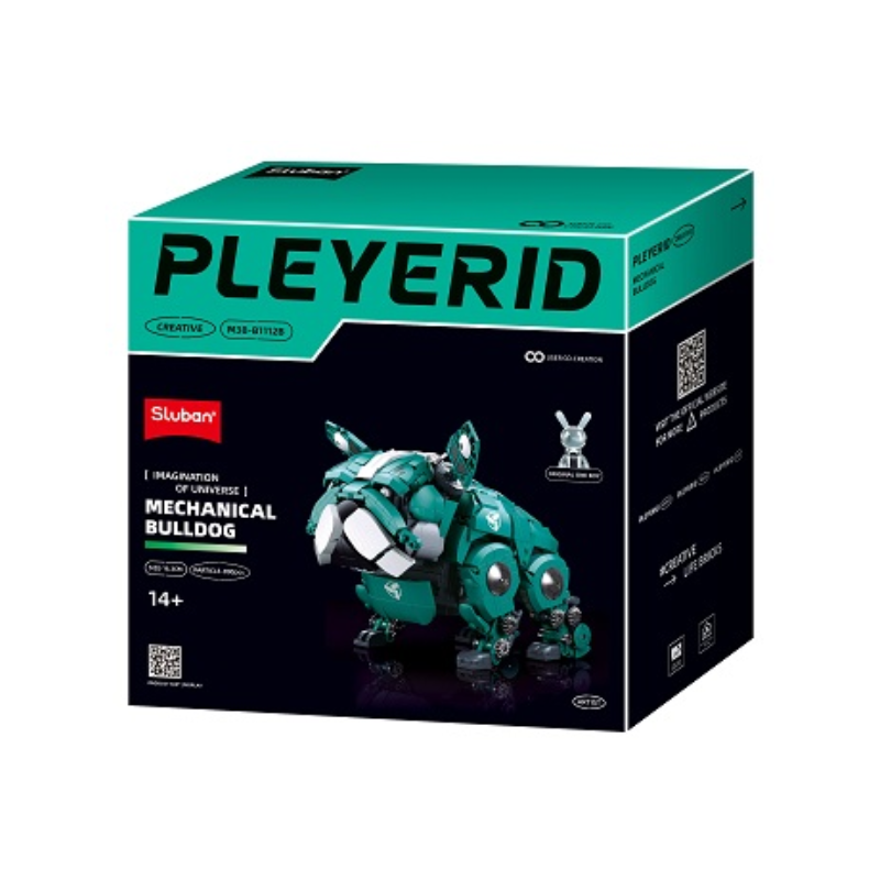 Sluban Pleyerid Mechanical Bulldog - 890 Piece