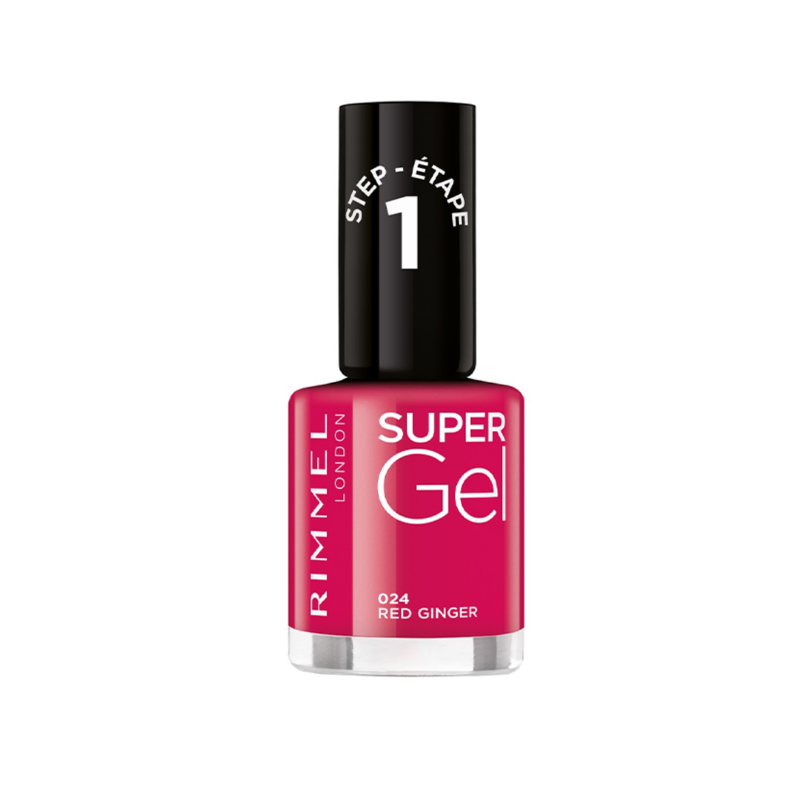 2 Pack x Rimmel 12ml Super Gel Nail Polish Step 1