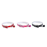 Paws & Claws Diamonte Adjustable Breakaway Cat Collar with Bell - 22-30x1cm
