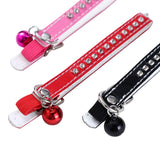 Paws & Claws Diamonte Adjustable Breakaway Cat Collar with Bell - 22-30x1cm
