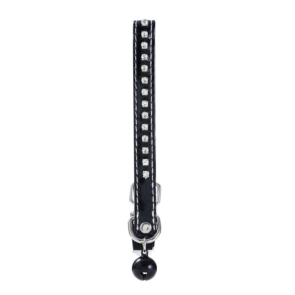 Paws & Claws Diamonte Adjustable Breakaway Cat Collar with Bell - 22-30x1cm