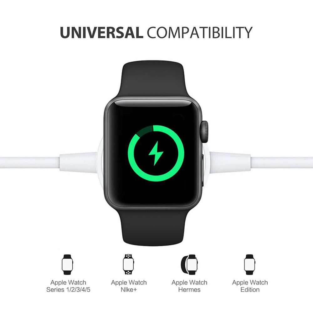 Pisen 2-in-1 Apple Watch Charger and iPhone Lightning Cable