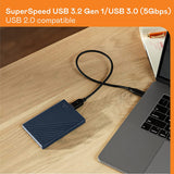 WD 2TB My Passport Portable HDD Hard Drive Mac - Blue