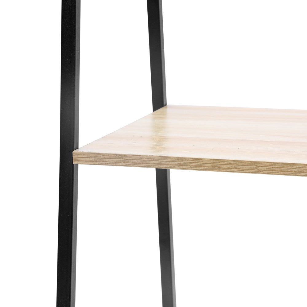 Boxsweden Garment/Clothes Rack With 2-Tier Wooden Shelving