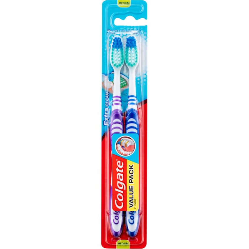 6 Pack x Colgate Extra Clean Toothbrush - Medium 2pc