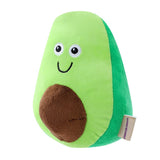 Paws & Claws Veggie Plush Avocado Squeaky Plush - 18x14x22cm