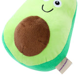Paws & Claws Veggie Plush Avocado Squeaky Plush - 18x14x22cm