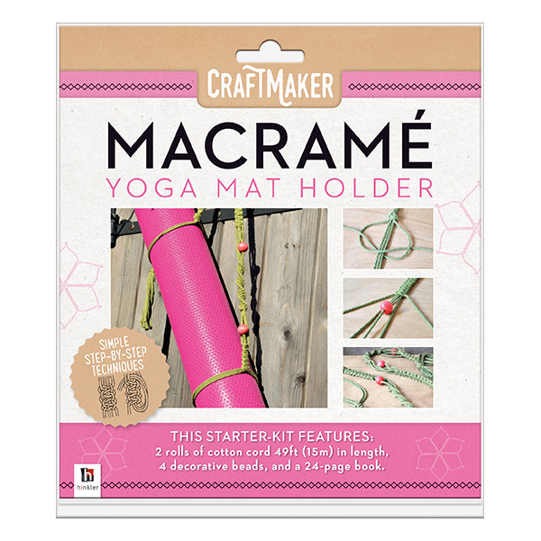 Craft Maker Macrame: Hanging Basket, Pot Holder & Yoga Mat