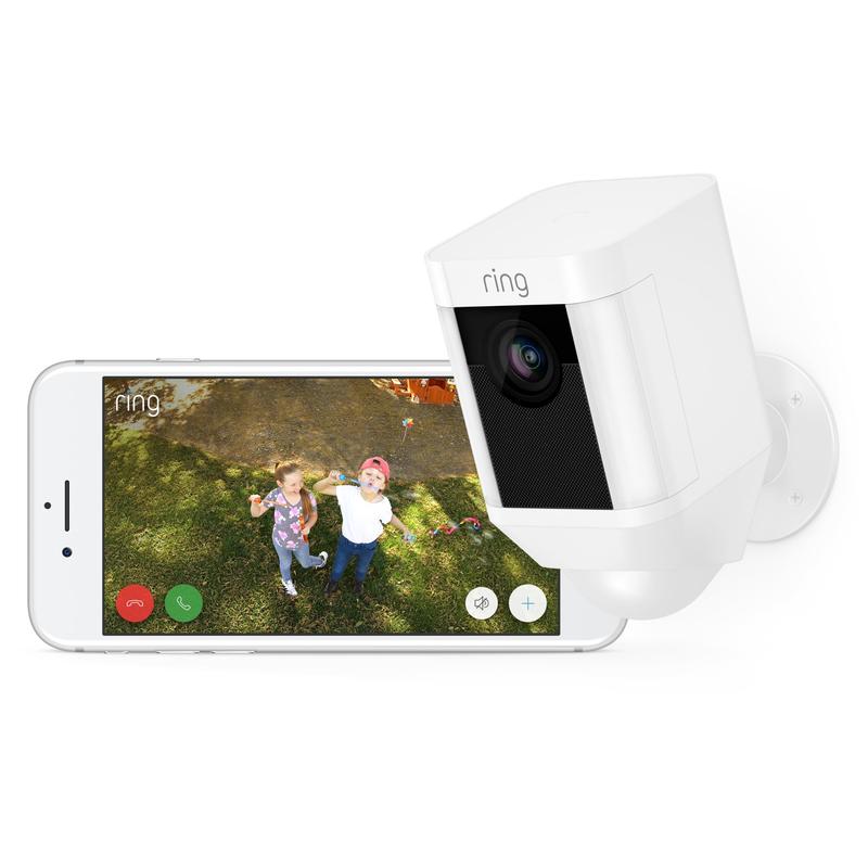 Ring Spotlight Cam Battery Outdoor Security Camera & Spotlight