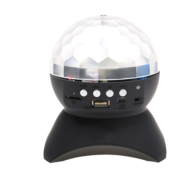 Bluetooth Speaker with Disco Light