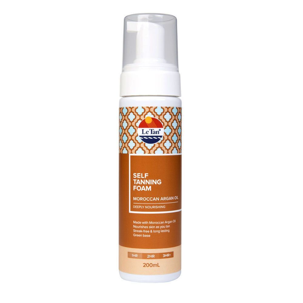 Le Tan Self Tanning Foam Moroccan Argan Oil 200ml
