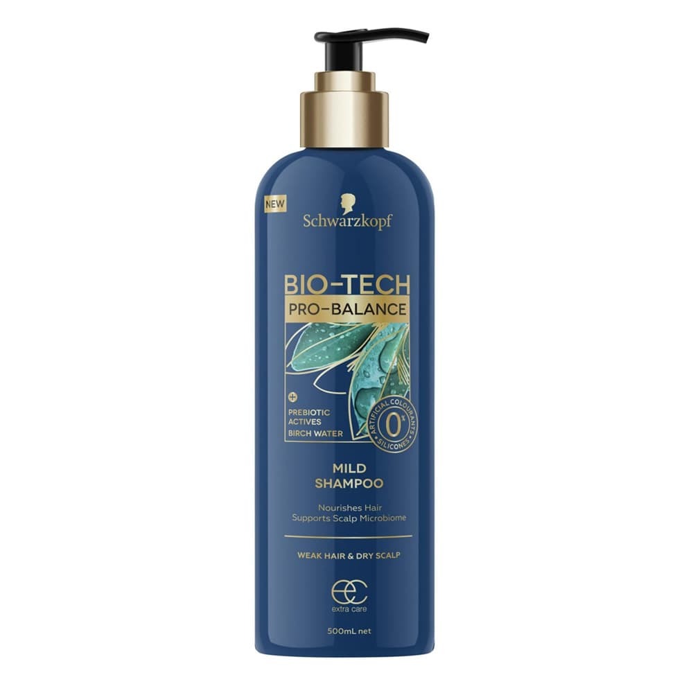 Schwarzkopf Bio-Tech Shampoo Prebiotic Actives Birch Water - 500ml