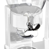 Double Cereal Dispenser Dry Food Storage Container White