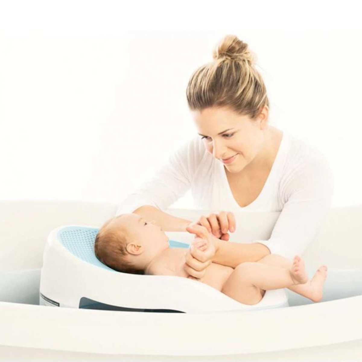 Angelcare AC580 Baby Bath Support -Light Aqua