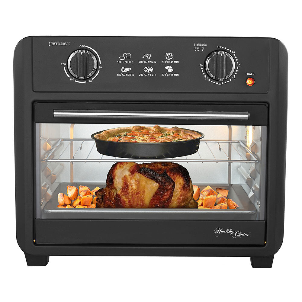 Healthy Choice 23L Air Fryer Oven - Black