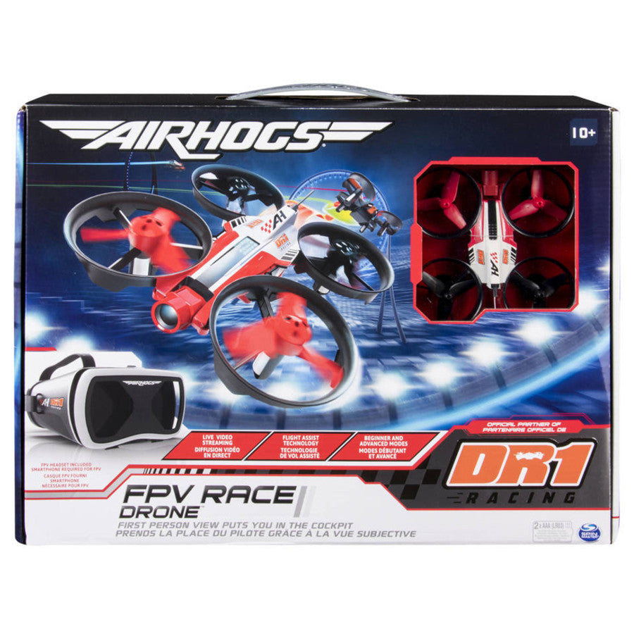 Air Hogs DR1 FPV Race Drone - Black/Red/White