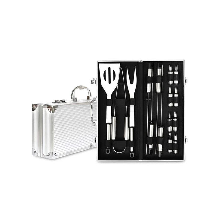 Men's Republic 16 Piece BBQ Set in Aluminium Case