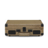 Crosley Cruiser Bluetooth Portable Turntable - Gold + Bundled HolySmoke Bluetooth Retro Speaker - Black
