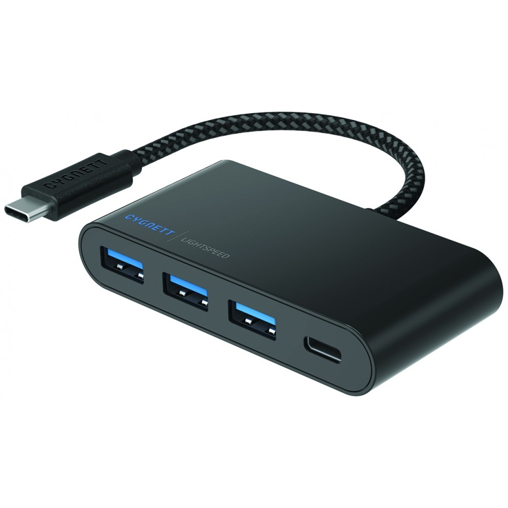 Cygnett LightSpeed USB-C to 3x USB-A & USB-C Hub